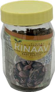 KINAAV Black Cardamom Whole BOLD Badi Elaichi