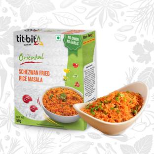 Tit-Bit Schezwan Fried Rice Masala, No Onion No Garlic Mix Combo, No MSG, Pack of 5