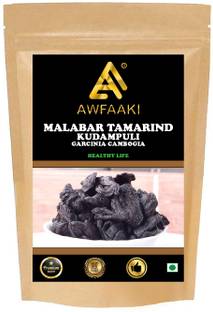 AWFAAKI Dried Malabar Tamarind | Kerala Tamarind | Kudampuli | Garcinia Cambogia 1 Kg