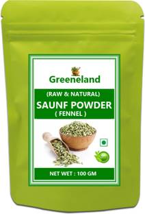 GREENELAND -ORG- SAUNF POWDER (Fennel Seeds Powder) 100 GM