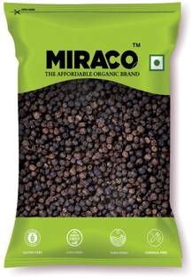 Miraco Black Pepper Whole Organic Pepper Corn (Kali Mirch Sabut)