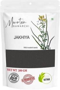 Mountain Bawarchi Jakhiya Black Mustard Seeds | Whole Rai Dana | Sarso Dana Indian Spice