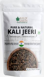 Bliss of Earth Kali Jeeri, Bitter Cumin, Kadwa Jeera, Black Cumin Fresh, Organic & Healthy