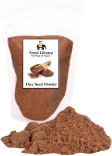 FOOD LIBRARY THE MAGIC OF NATURE Authentic Exotic Aromatic Flavourful Indian Spices. (200 gm, Flaxseed Powder)