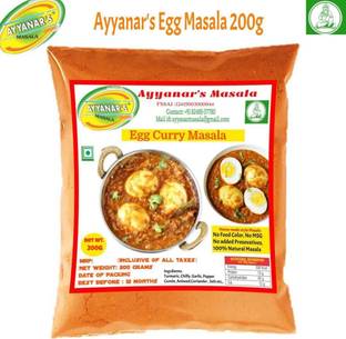 Ayyanar's Egg Curry Masala 200g | Egg Gravy and Roast Masala