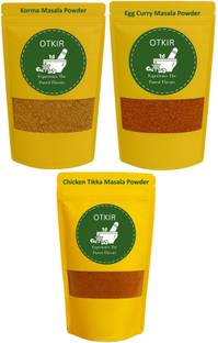 Otkir Home Made Korma Masala Egg Curry Masala Chicken Tikka Masala Powder Combo