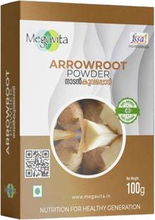 MEGAVITA Arrowroot Powder - Ultimate Nutrition Packed Food for Health and Wellness