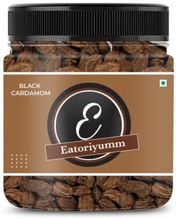 Eatoriyumm Whole Black Cardamom | Sabut Badi Elaichi | Badi Elaichi | Kali Elaichi