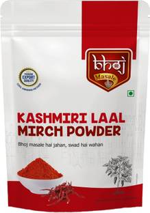 Bhoj Masale Fresh and Natural Kashmiri Lal Mirch Red Chilli Powder No Artificial Additives