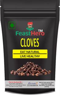 Feasthero Whole Cloves Laung 25g (Pack of 1) Premium Quality Cloves| Laung|