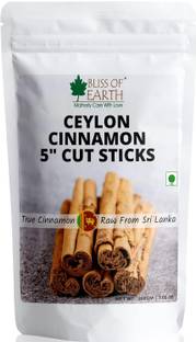 Bliss of Earth Ceylon Cinnamon 200gm (Dalchini) Cut Sticks True Cinnamon Raw From Sri Lanka