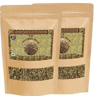 T.S. Universal Premium Whole Ajwain Seed / Carom Seed / Bishop's Weed Seed / Ajamo Seeds / Indian Spices & Masala Premium Whole Carom Seed / Improves Digestion / Weight Loss Pack of 2 (100g x 2)