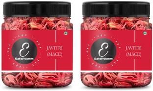 Eatoriyumm (200 g)Organic Mace Whole ( Jar Pack ) Javitri Flowers Indian Spices (2 * 100gm)