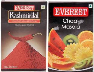 EVEREST Red Chilli Powder,+Chat Masala