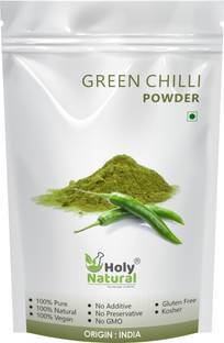 Holy Natural Green Chilli Powder - 100 Gm