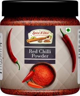 spice n dice Red Chilli Powder | KashmirI lal Mirch | No Added Colours | Chilli Powder