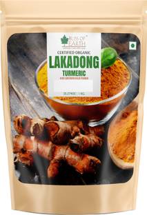 Bliss of Earth 1KG High Curcumin Certified Organic Lakadong Turmeric Powder For Cooking & Drinking