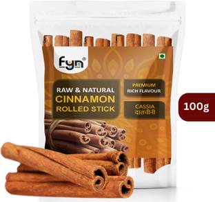 FYN Cassia Cinnamon / Dalchini Sticks (100g) - Strong Flavour & Aroma
