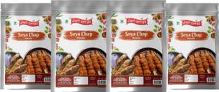 okhli musal brand Amritsari Punjabi Soya Chaap/Soya Chaap Masala (pack of 4x 80gm)