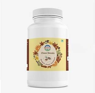 Pandit Pharmaceuticals Chaas Masala Powder: Pure buttermilk enhancer with coriander, cumin, and salts.