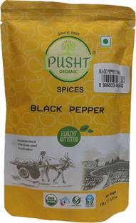Pusht Organic Organic Black Pepper Whole (Kali Mirch Sabut) 100G
