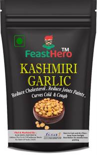Feasthero Kashmiri Garlic (Lehsun)|Himalayan Single Clove Garlic|Snow Mountain|( 50g )