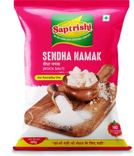 Saptrishi Sendha Namak Powder | Rock Salt Powder | 100% Natural Himalayan Pink Salt