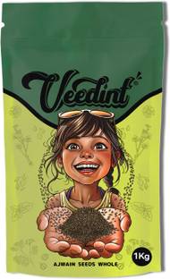 Veedint Ajwain Seed, Carom Seed, 1 kg, Indian Origin, No Preservatives, Additives,