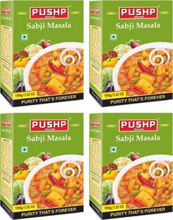 Pushp Brand Sabji Masala Box (Pack Of 4, 100g in each pack)