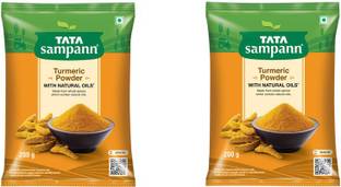 Tata SAMPANN TURMERIC POWDER WITH NATURAL OILS 400 GRAMS PACK OF 2