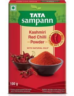 Tata Sampann Kashmiri Red Chilli Powder with Natural Oils, Natural Red Colour