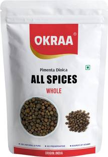OKRAA Whole All Spices / Jamaica Pepper / myrtle pepper / pimento / Whole allspice berries | Pimenta dioica / Sarvasugandhi