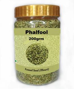 Phalfool Fennel Seed Indian Spices | Saunf Whole | Natural Sounf/ Sopu/Souf 200g Saunf Small
