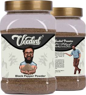 Veedint Black Pepper, 200 gm, Black Peppercorn, Kali Mirch, Whole, 100% Natural,