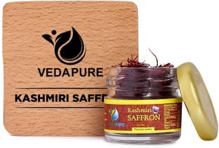 vedapure naturals Premium A++ Grade Kashmiri Saffron / Kesar Threads 2 gram