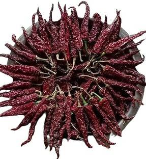 Ajay Spices Bedki chilly (Mirchi) Whole Dried Red Spicy Chilli