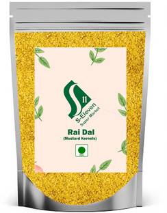 S Eleven Super Market Split Kernels of Mustard/Rai Dal for Pickle/Yellow Mustard/Sarson Seeds