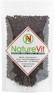 Nature Vit Black Pepper - 400g | Black Pepper Whole | Kali Mirch (Bold)