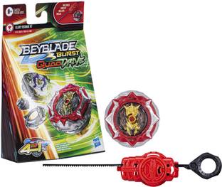 BEYBLADE Burst QuadDrive Glory Regnar R7 Spinning Top Starter Pack - Defense/Balance Type