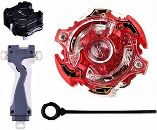 EpicTurners PowerUp Beyblades Red Metal Gyro Burst Beyblade Launcher Chains (Pack of 1)