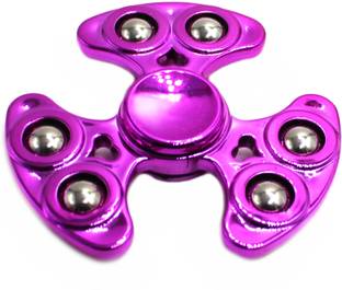 neoinsta shopping Small size Three side metal fidget spinner toy for kids pink