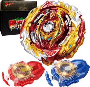 BLADEKING BEYS Kit- B172 World Spriggan' Unite' 2B + 2 qty Sparking Launcher + Toy Storage Box