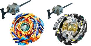 CrazyBuy Beyblade B-79 Startr Drain Fafnair.8.Nt & B-106 Bayblade Emperorr Launcher