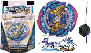 CrazyBuy Beyblade JUDGEMENT JOKER GT Top Expert B142 Earl Purple Star With Launcher