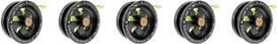 Shivsoft Plastic Figid High Speed Yoyo with Bearing (Black)Pack of 5