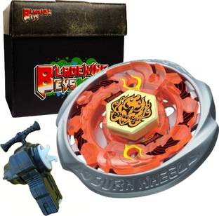 BLADEKING BEYS BB59 Burn Fireblaze 135MS Metal Fusion + fury String Launcher L/R+ storage Box