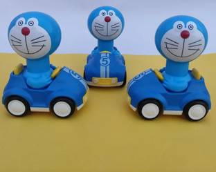 Meemaw Toys Doremon Press And Go Push N Go Stress Car