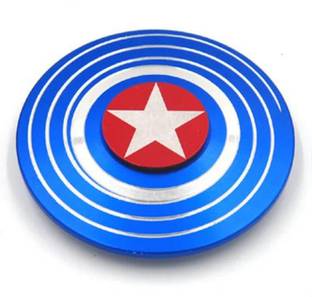 KARBD Captain America Shield Fidget Spinner Ultra Speed Metal Wind Spinner Toy
