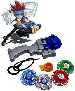 Bestie Toys 4D Spinning Top for Kids Bey Metal Fusion 4 top 1 launcher with handle