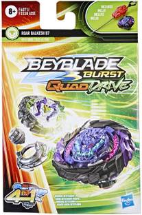 BEYBLADE Burst QuadDrive Roar Balkesh B7 Spinning Top Starter Pack with Launcher